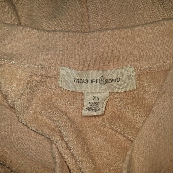 Treasure & Bond Womens Sweatshirt Size XS Pink Single Long Sleeve Distre… - Picture 6 of 6